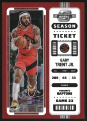 2022-23 Panini Contenders Optic Red Gary Trent Jr. #58 Raptors